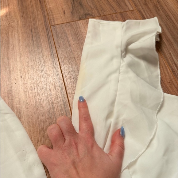 Superdown White Backless Ruffle Dress - Picture 4 of 5